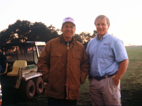 Don Keller with President George W. Busg
